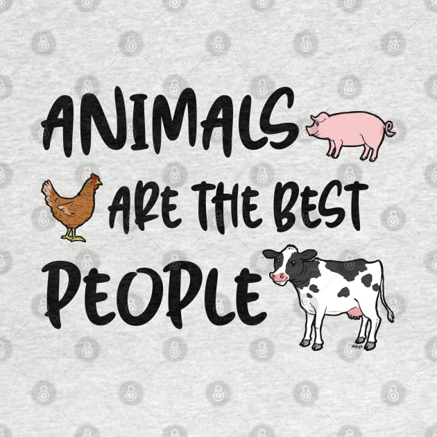 Animals are the Best People by mcillustrator